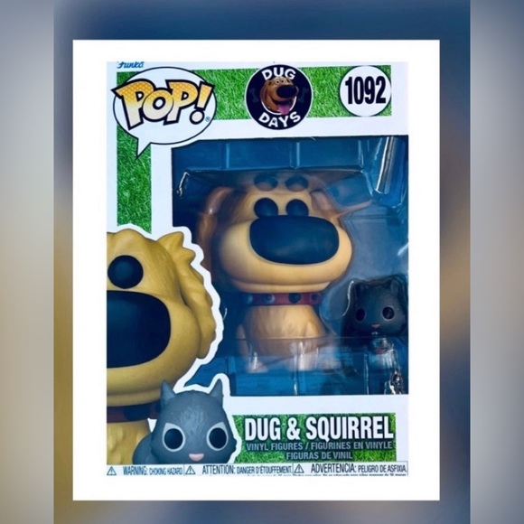 Funko Pop - Dug & Squirrel from Pixar's Up #1092